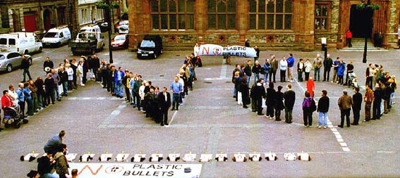 no to plastic bullets